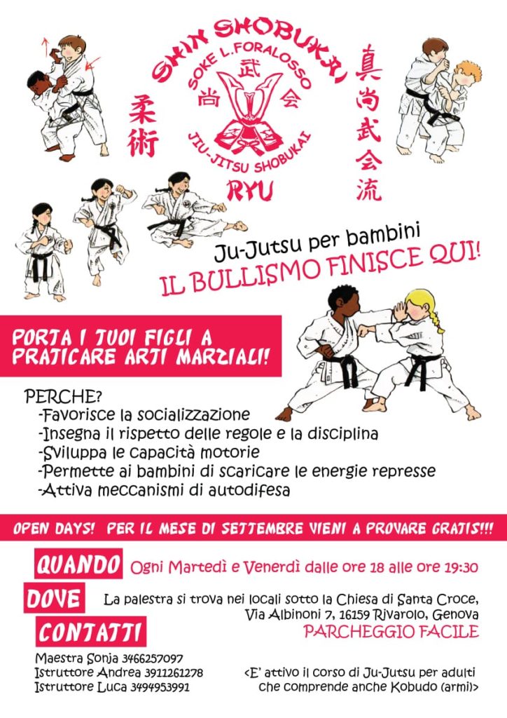 Corsi Jiu Jitsu 2019-2020 antibullisimo